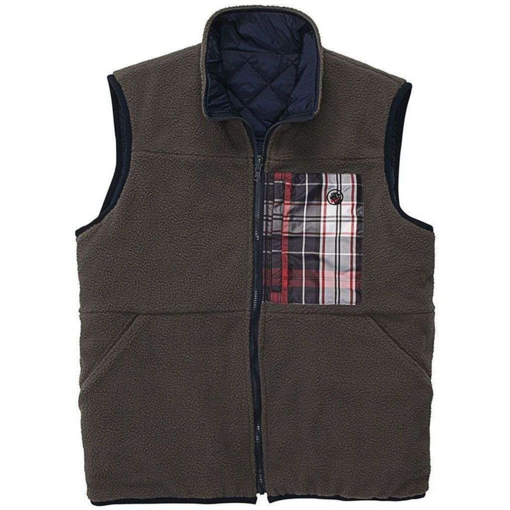 Men’s Southern Proper All Prep Reversible Vest - Gray/Navy